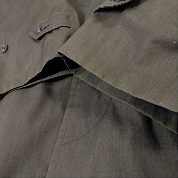 Rare 1950s London Fog Trench Coat Alpaca Mohair Liner Mens 42 Short - Picture 13 of 16